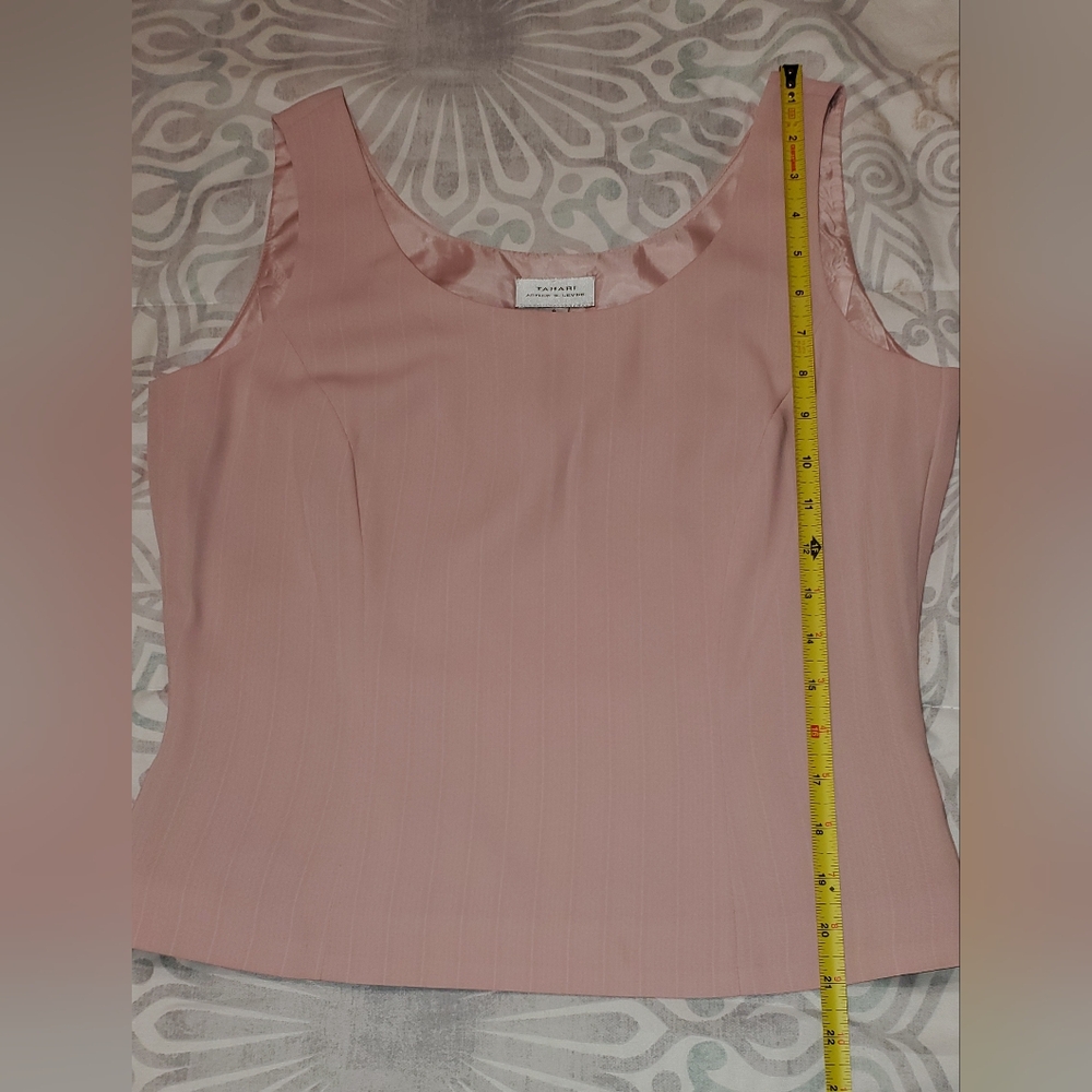 Tahari ASL Women's Size 8 Pink 3 pc suit. - Picture 8 of 12